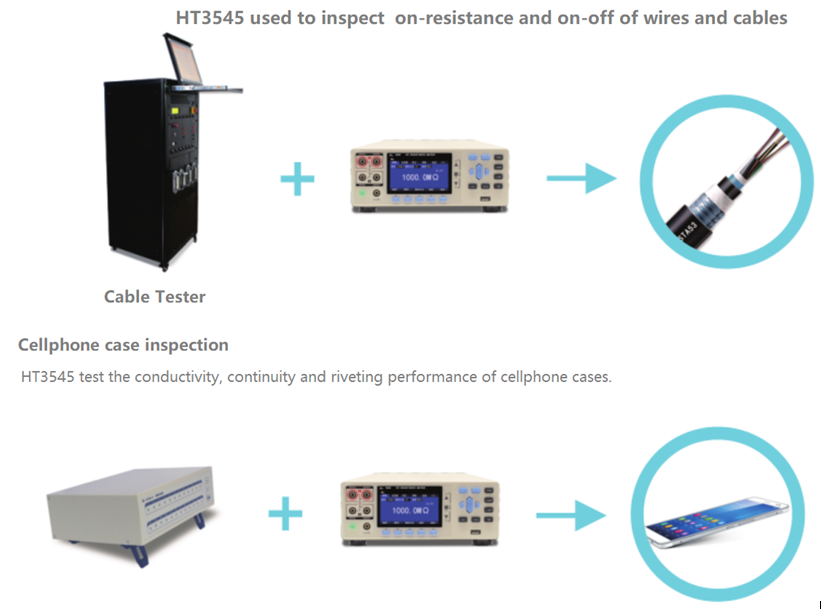 HT3545 High Speed High Precision DC Resistance Meter45