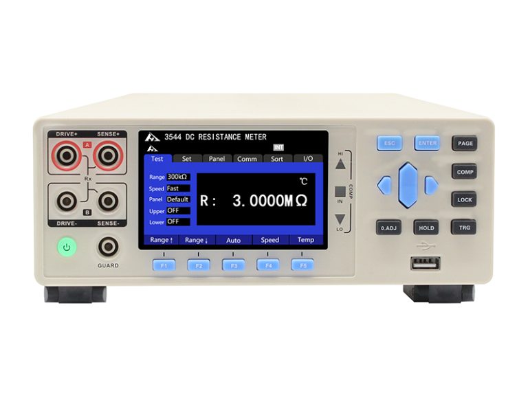 HT3544 digital DC reistance tester front panel